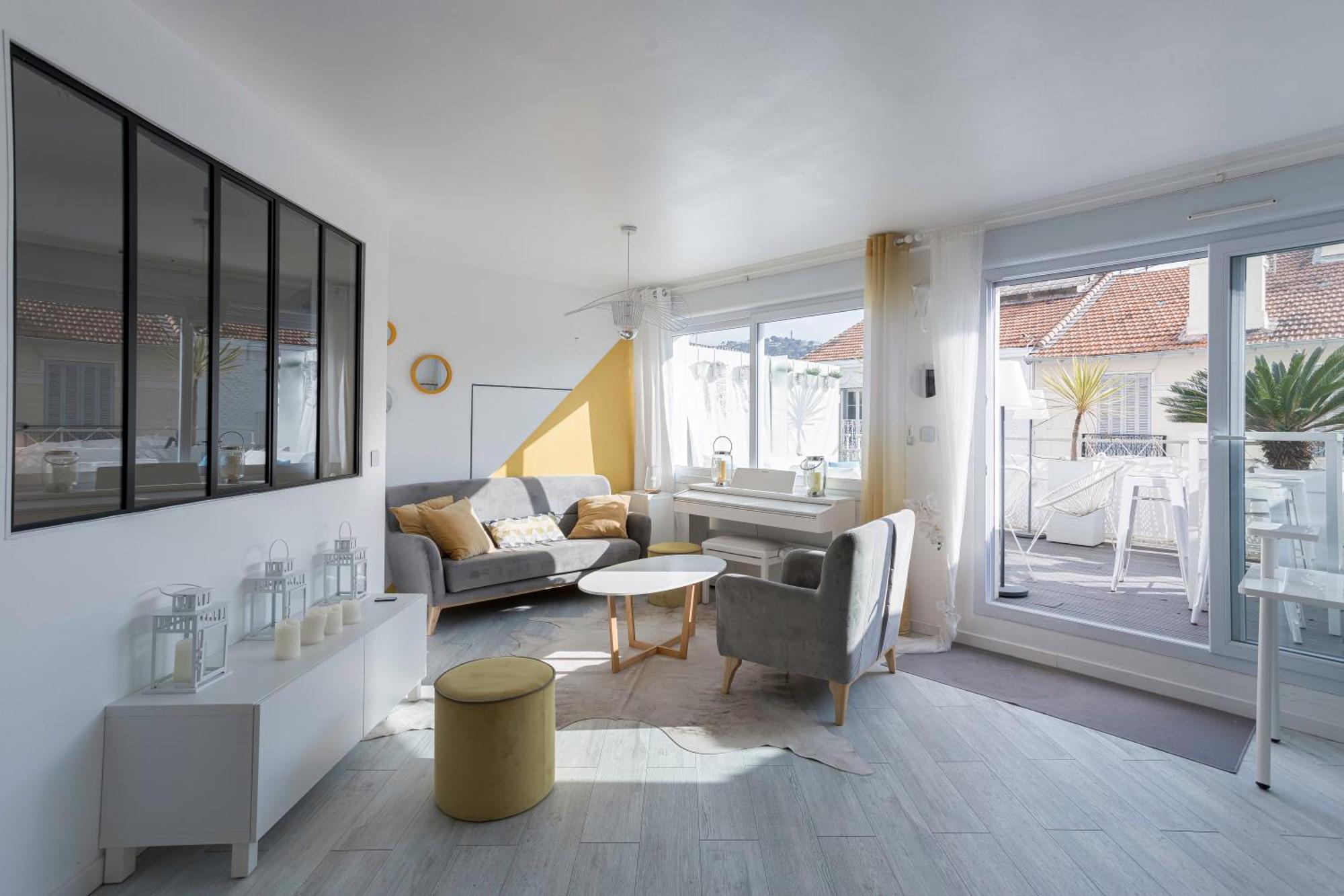 Cannes Bliss - 12Mn A Pied Du Palais, 5Mn Plages, Clim, Terrasse Exterior foto